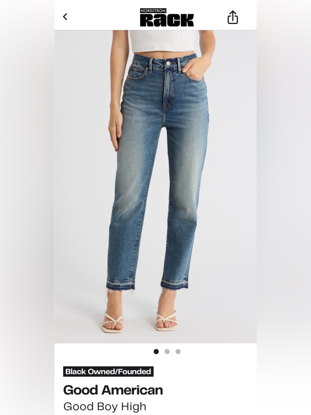 Good American Good Boy High Denim